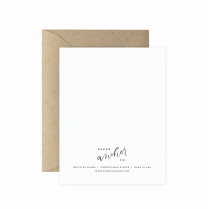 Moon and Back Greeting Card | Valentine's Love Friendship