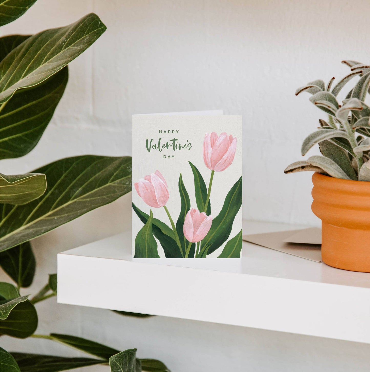 Tulip Valentine's Greeting Card | Love & Friendship