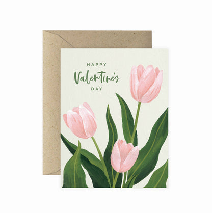 Tulip Valentine's Greeting Card | Love & Friendship