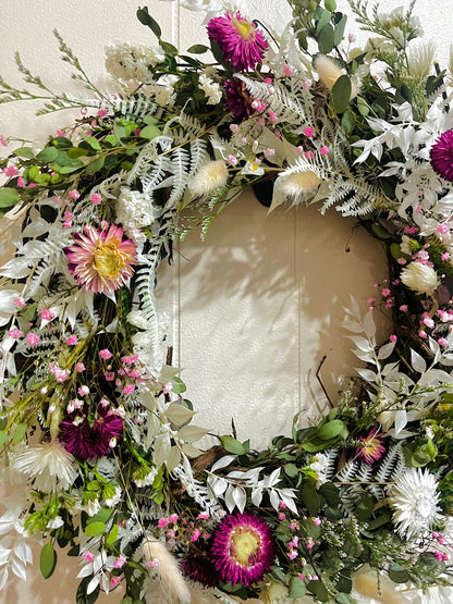 Vday Inspired Dried Wreath