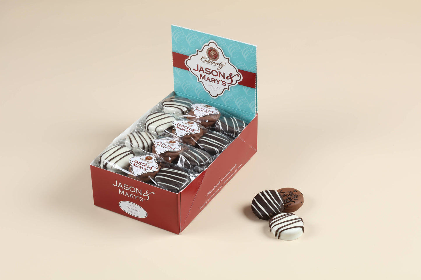 Christmas Chocolate Covered  Oreo Trio Sleeve